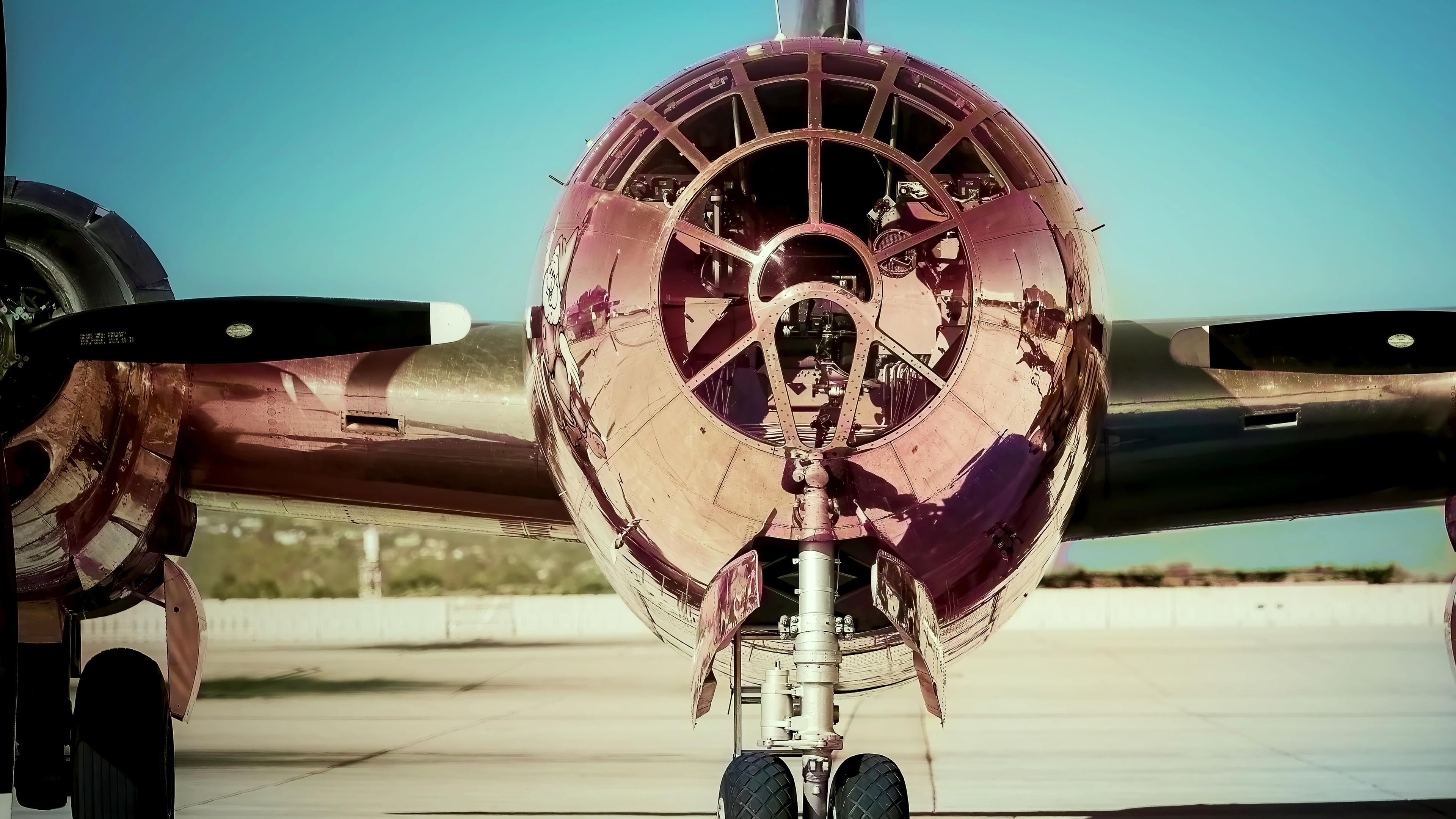Augnahme einer B-29 Superfortress von vorne