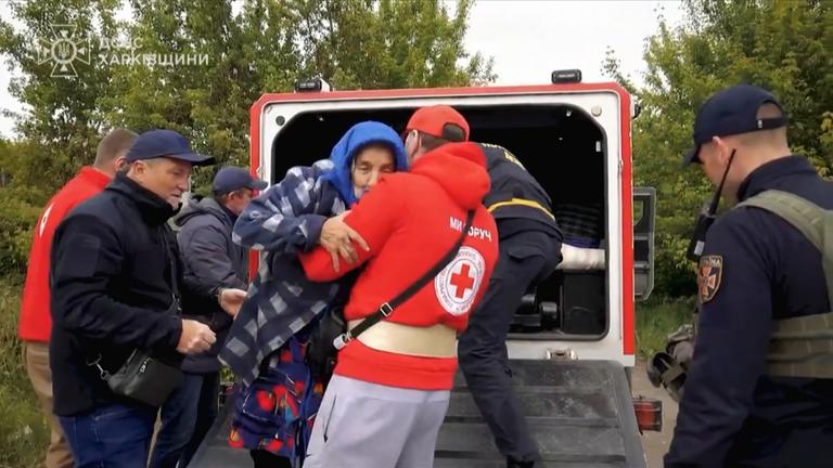 ukrainische Rettungskräfte