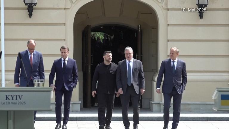 Selenskyi und europäische Staatschefs