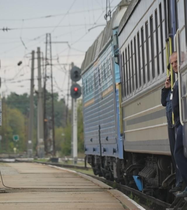 Bahn in der Ukraine