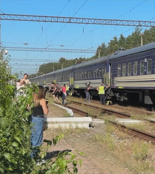 Russische Drohnenangriffe richten sich häufiger gegen ukrainische Züge