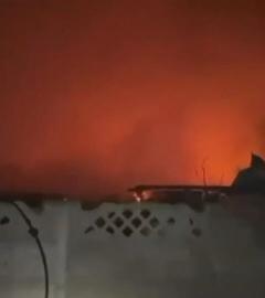 Drohnenangriffe auf die ukrainische Stadt Tschernihiw