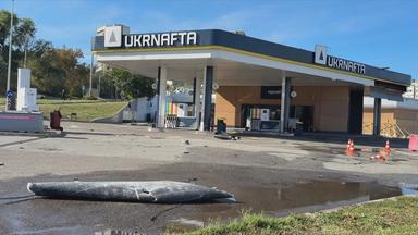 Tankstelle in der Ukraine