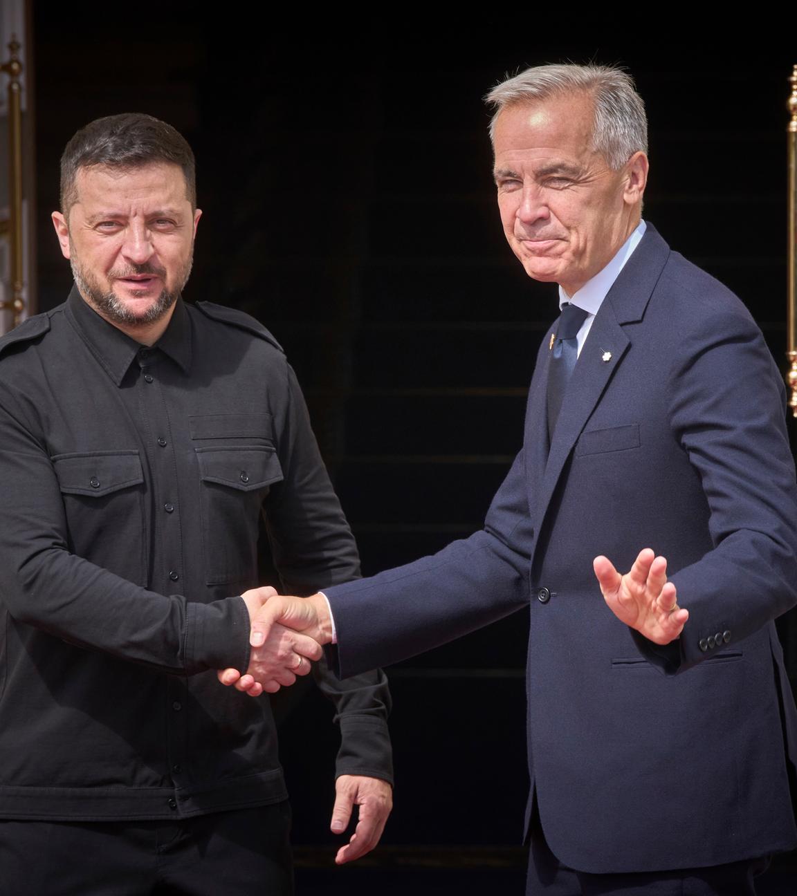Kanadas Premierminister Carney besucht Ukraine