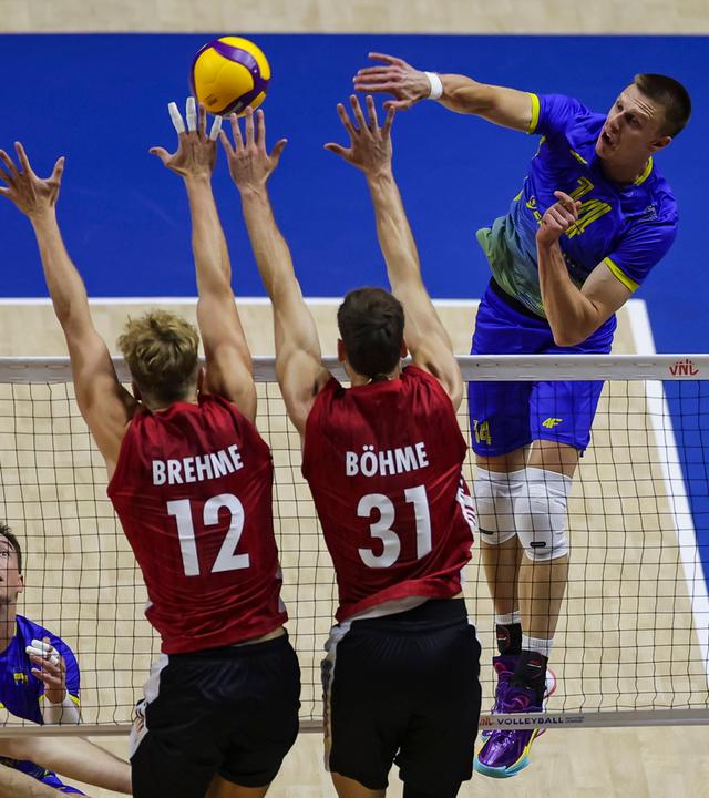 Illia Kovalov (Ukraine) im Angriff.