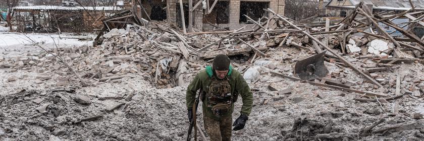 Ukrainische Soldaten der 93. Brigade im Gebiet Donezk