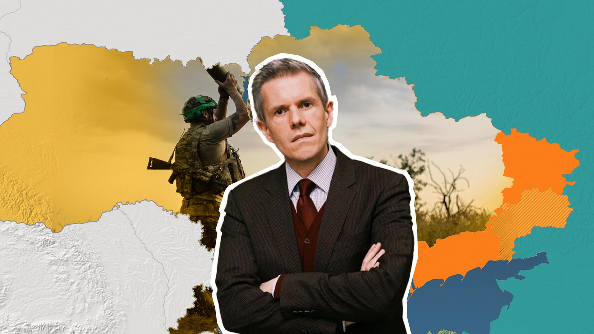 Militärexperte Keupp vor Ukraine Karte 