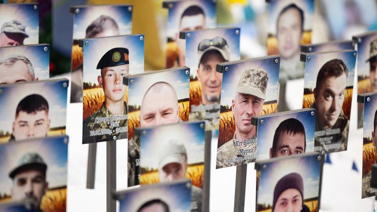 Commemoration of the fourth anniversary of the beginning of Russias full-scale aggression against Ukraine, on February 24, 2026, in Kyiv, Ukraine.