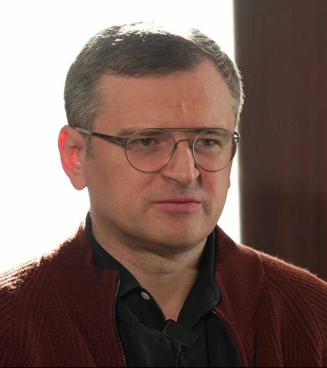 Der ukrainische Ex-Außenminister Kuleba im Interview mit ZDF-Korrespondentin Katrin Eigendorf