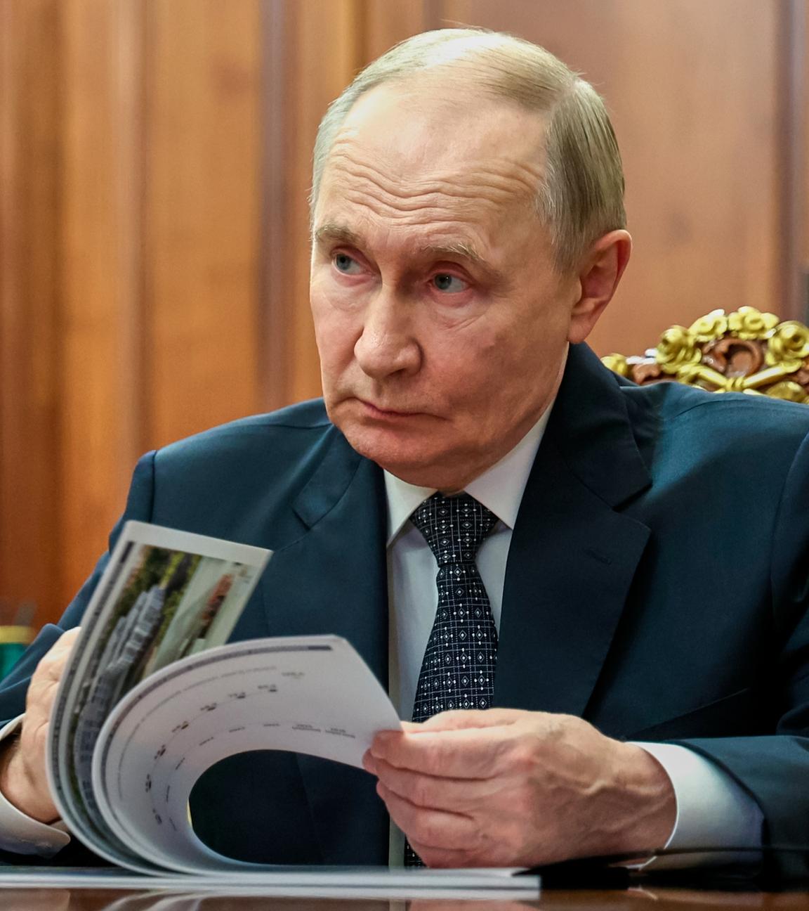 Russland, Moskau: Der russische Präsident Wladimir Putin