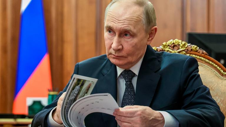 Russland, Moskau: Der russische Präsident Wladimir Putin