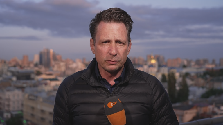 Timm Kröger zu Gast bei ZDFheute live.