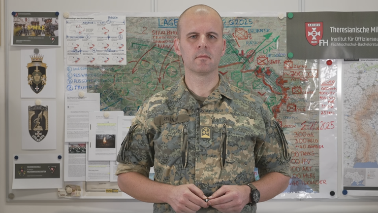 Oberst Reisner zu Gast bei ZDFheute live.