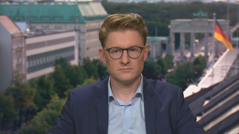 Janis Kluge vom SWP, Experte für russische Innenpolitik, zu Gast bei ZDFheute live.