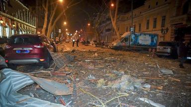 Zerstörung in Odessa nach russischem Raketenangriff