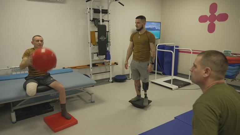 Ukraine: Reha-Klinik für Soldaten