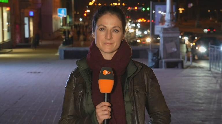 ZDF-Reporterin Alica Jung in Kiew