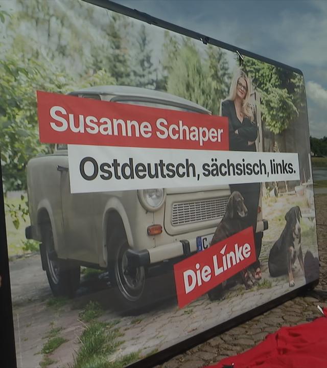 Wahlplakakt der Linken