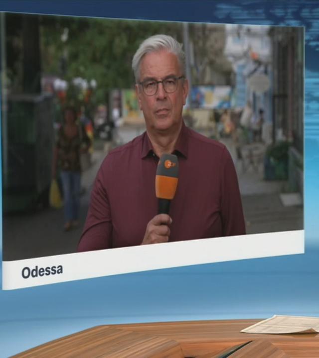 Schaltgspräch mit ZDF-Reporter Henner Hebestreit