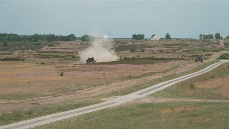 Ukrainische Soldaten werden ausgebildet