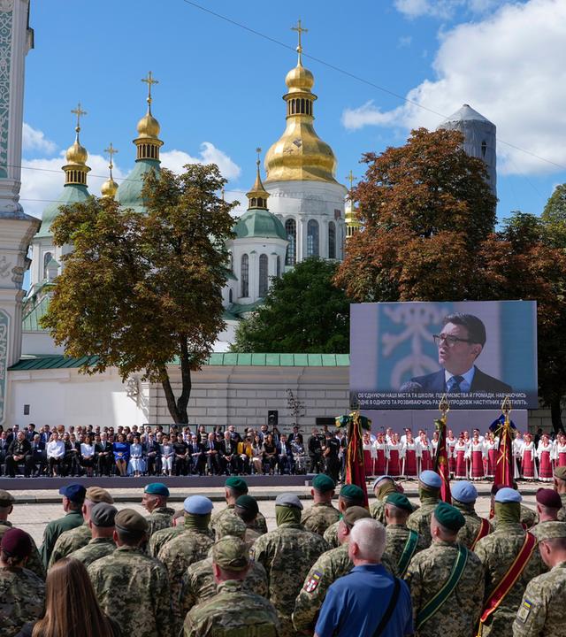 35. Jahrestag der Unabhängigkeit der Ukraine
