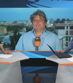 ZDF-Reporter Sebastian Ehm und Dara Hassanzadeh
