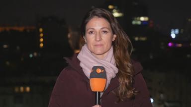 Alica Jung vor Kiew bei Nacht