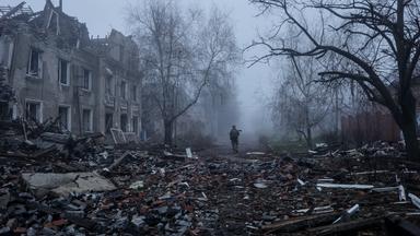Verwüstung in der Ukraine