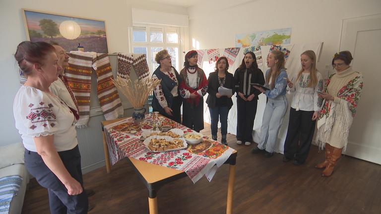 Ukrainer feiern Weihnachten