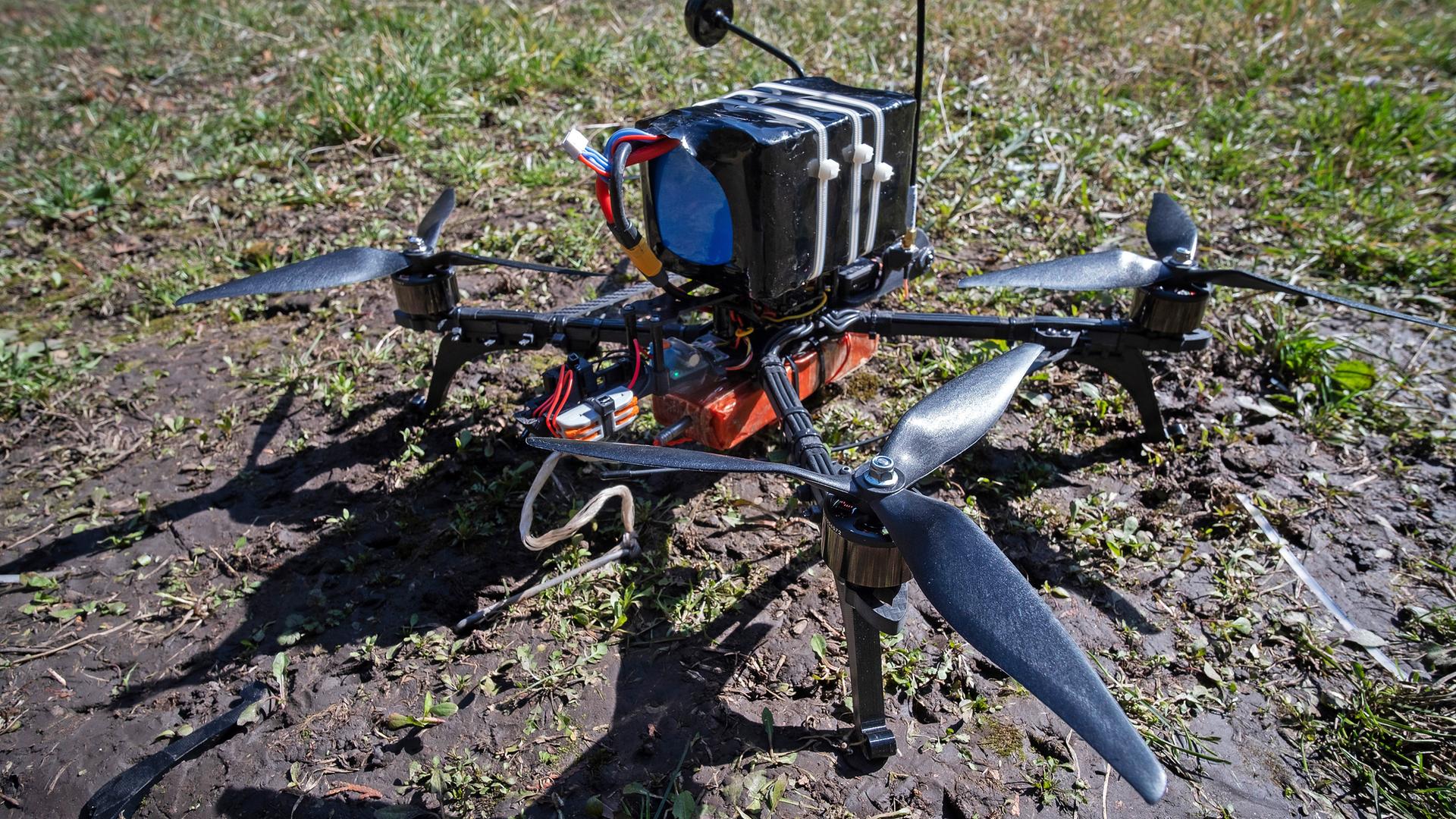 Ukrainische FPV (First Person View)-Drohne