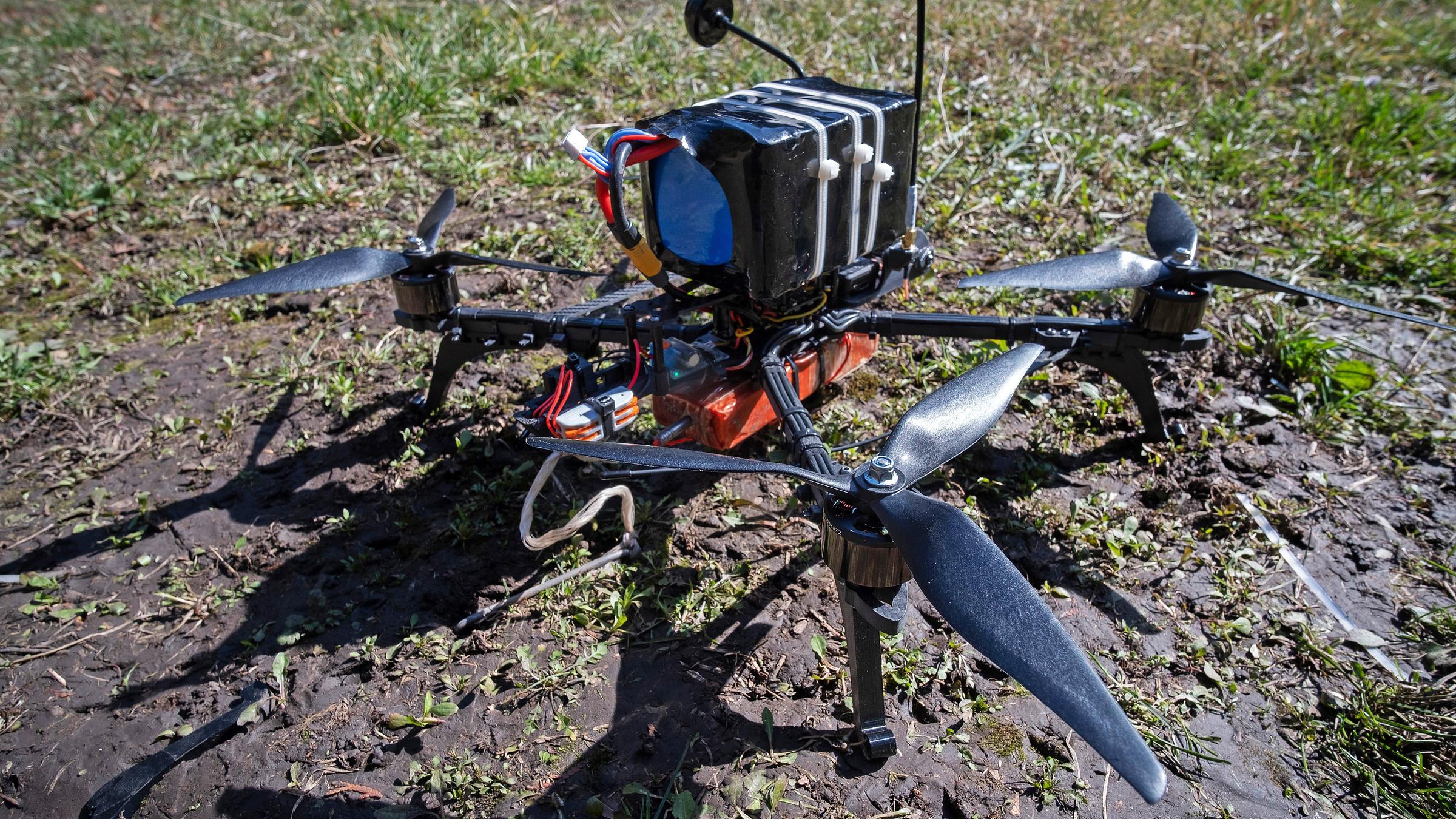 Ukrainische FPV (First Person View)-Drohne