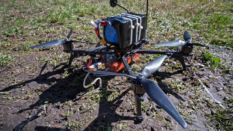 Ukrainische FPV (First Person View)-Drohne