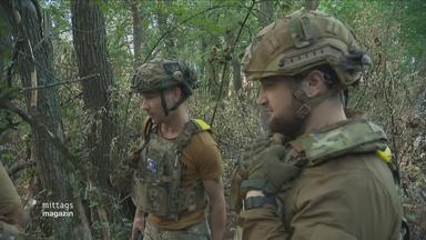 Soldaten an der ukrainischen Front