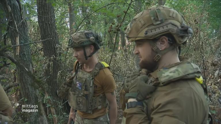 Soldaten an der ukrainischen Front