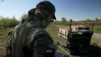 Kampfroboter an der Ukraine-Front