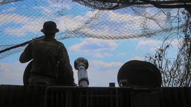 Ein ukrainischer Soldat in der Region Donezk, Ukraine, 21.05.2024.