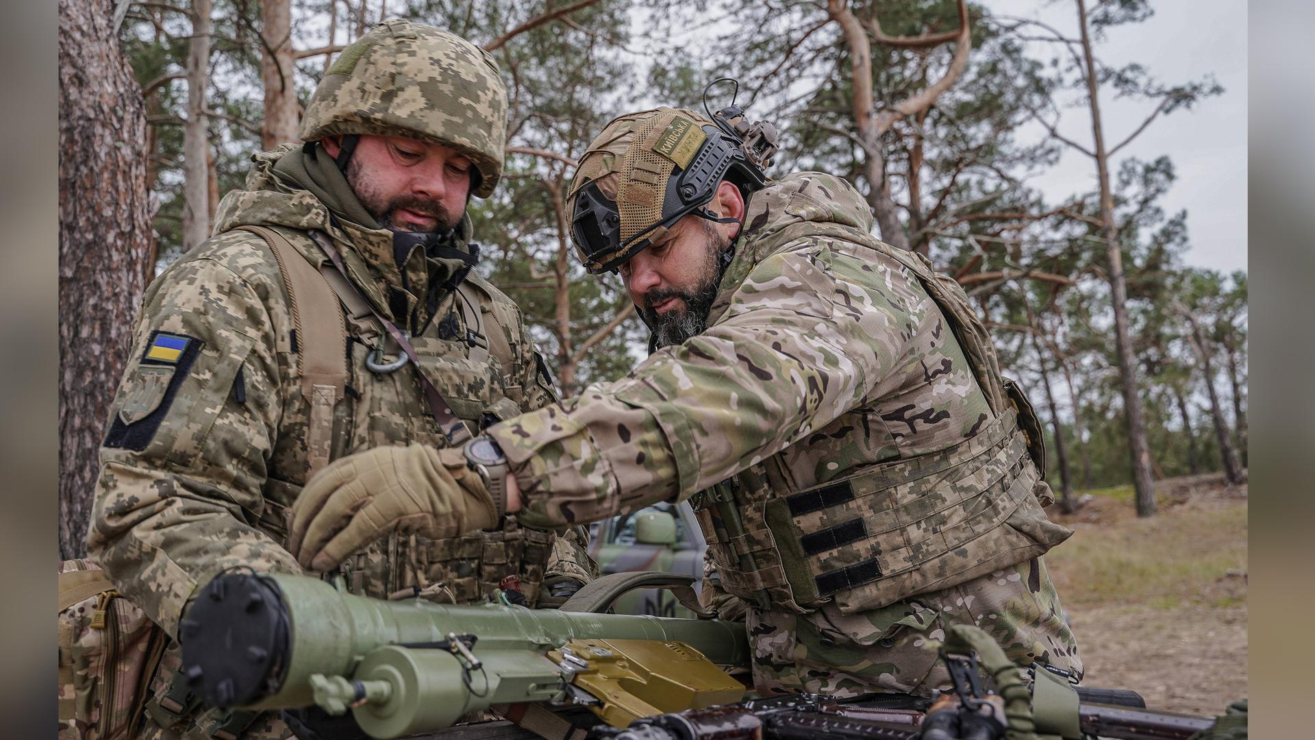 Ukrainische Soldaten