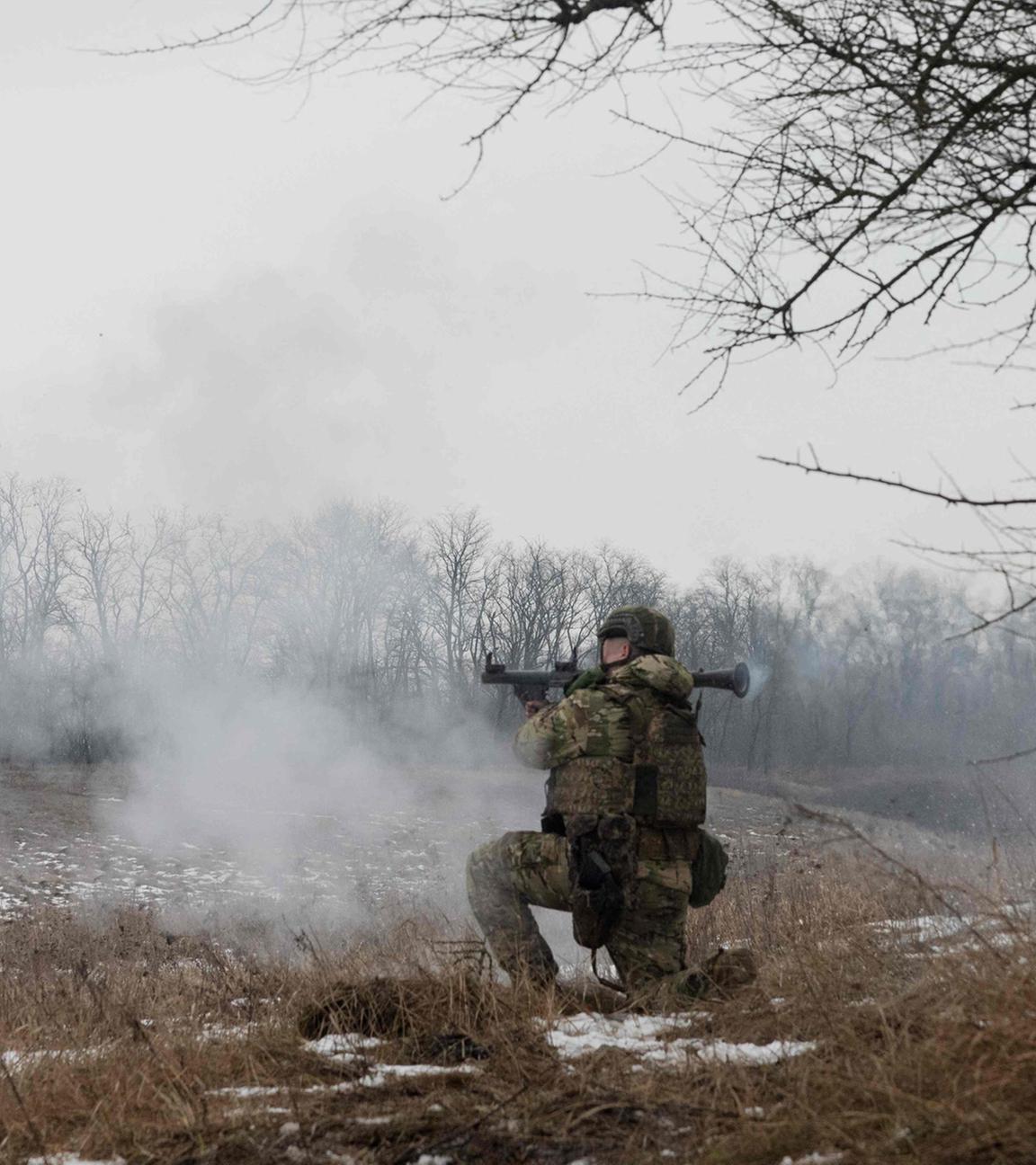 Ein Ukrainischer Soldat im Einsatz in der Region Saporischschja. (Archivbild)