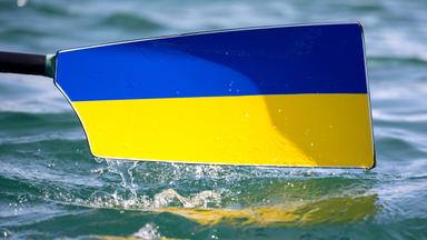 Ein Skull von dem Boot aus der Ukraine in Aktion. 