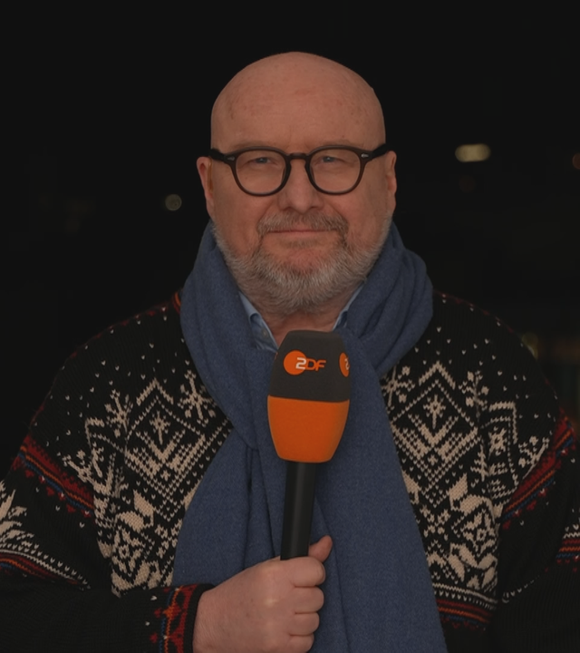 ZDF-Korrespondent Ulf Röller vom Weltwirtschaftsforum in Davos 