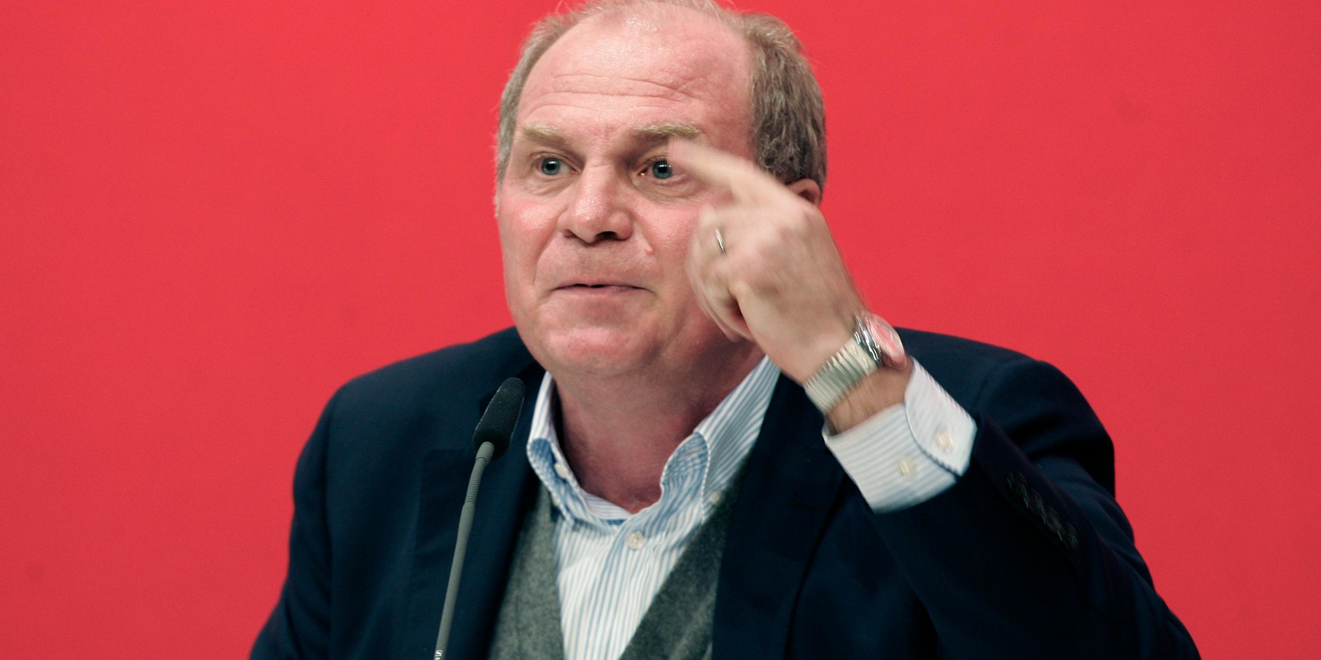 Uli Hoeneß auf der Jahreshauptversammlung 2007