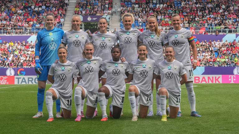 Mannschaftsfoto der VfL Wolfsburg Frauen