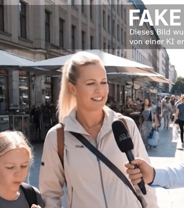 Fake-Umfrage mit KI erstellt auf TikTok
