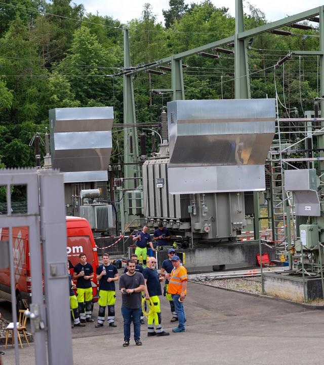 Umspannwerk Brand in Reutlingen-Betzingen
