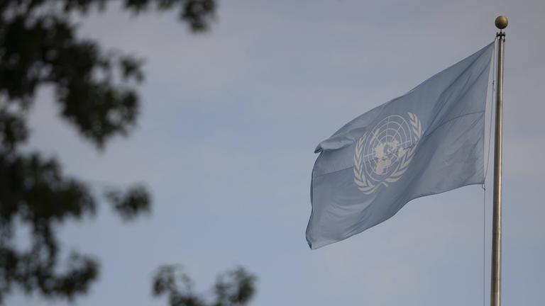 Flagge über dem Gebäude der UN in New York. (Archiv)