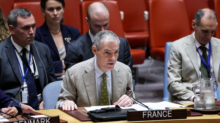 Der französische Botschafter bei den Vereinten Nationen, Jerome Bonnafont
