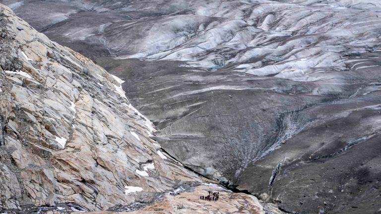 Schmelzender Gletscher