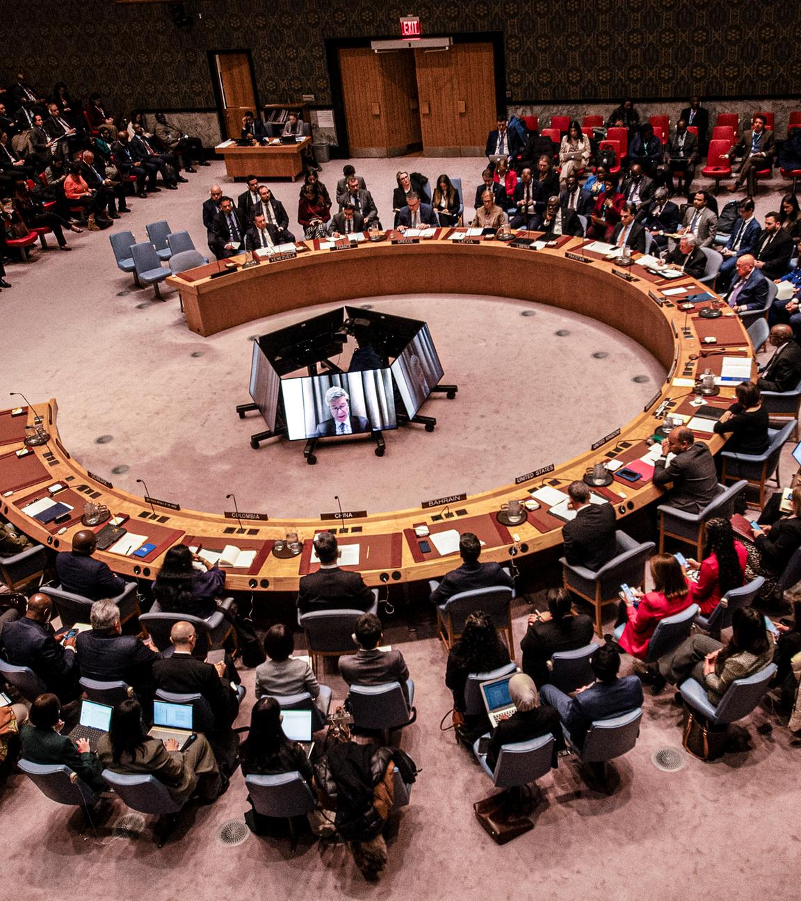Der UN-Sicherheitsrat in New York City