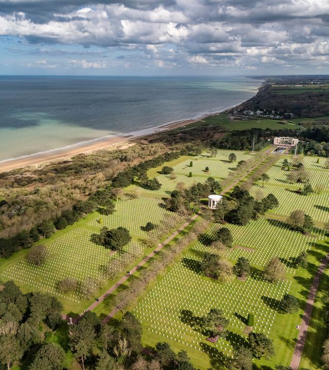 Landungsstrand Omaha Beach in der Normandie