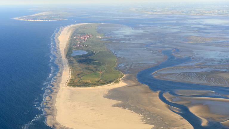 Unesco Welterbe: Wattenmeer bei der ostfriesischen Insel Juist